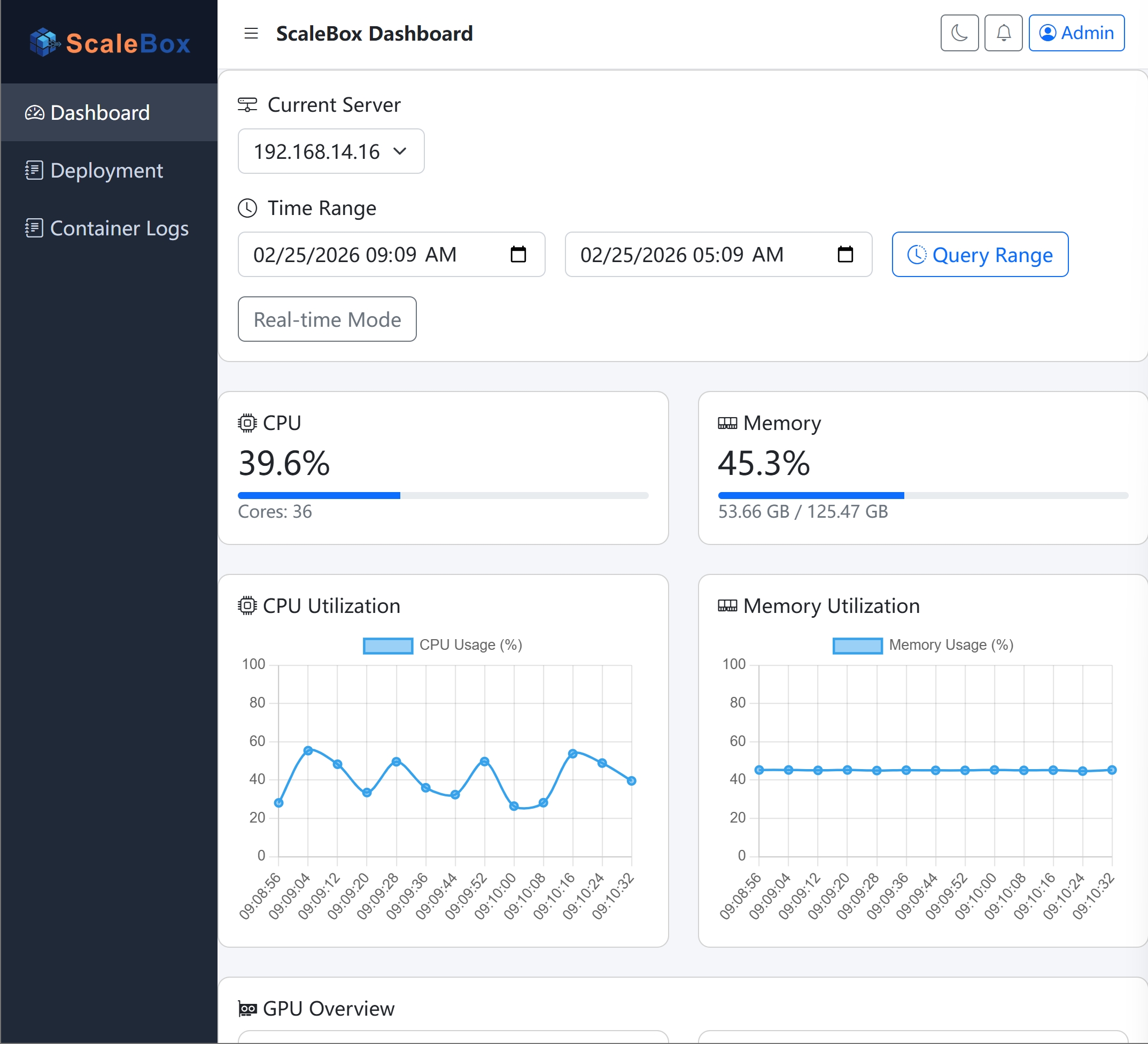 Second ScaleBox interface screenshot published by the authors
